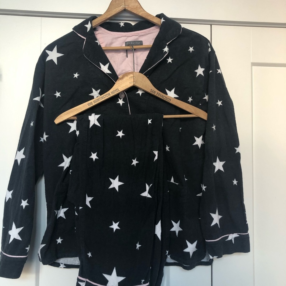 PJ Salvage Flannel PJ Set Stars S